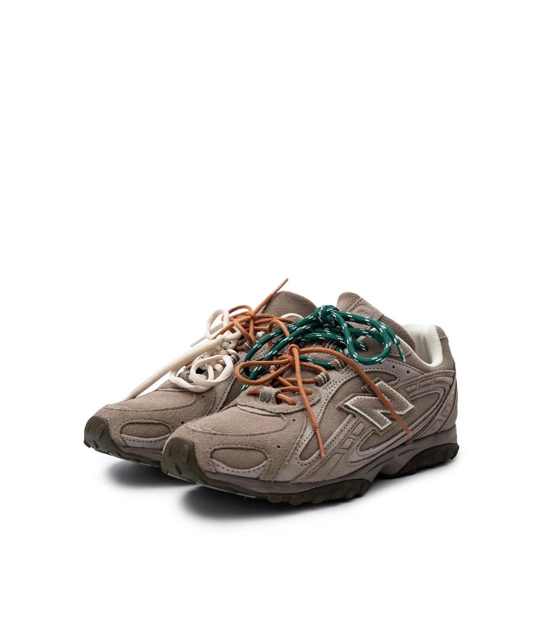 NEW BALANCE Коричневые замшевые кроссовки, фото 2