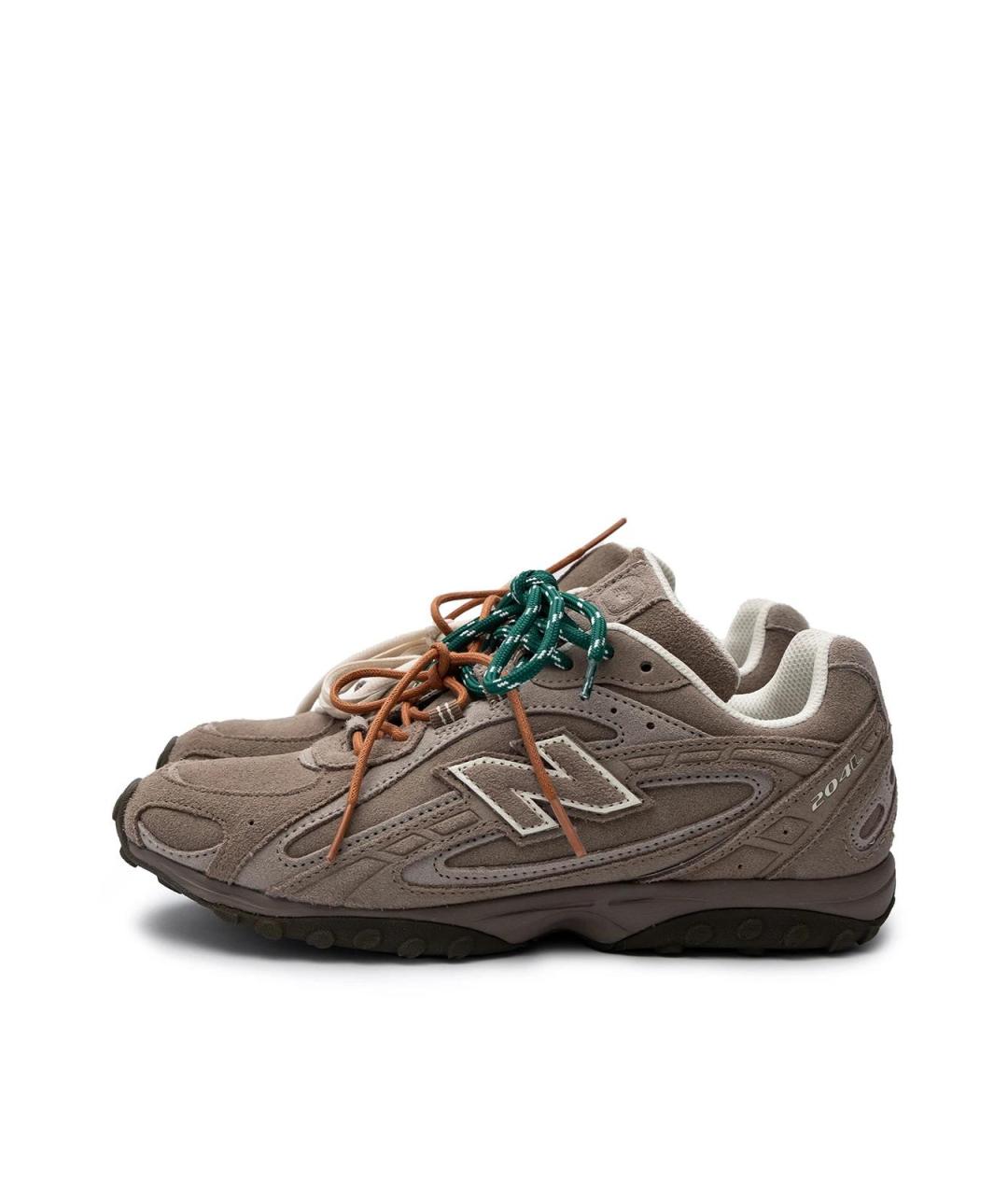 NEW BALANCE Коричневые замшевые кроссовки, фото 5