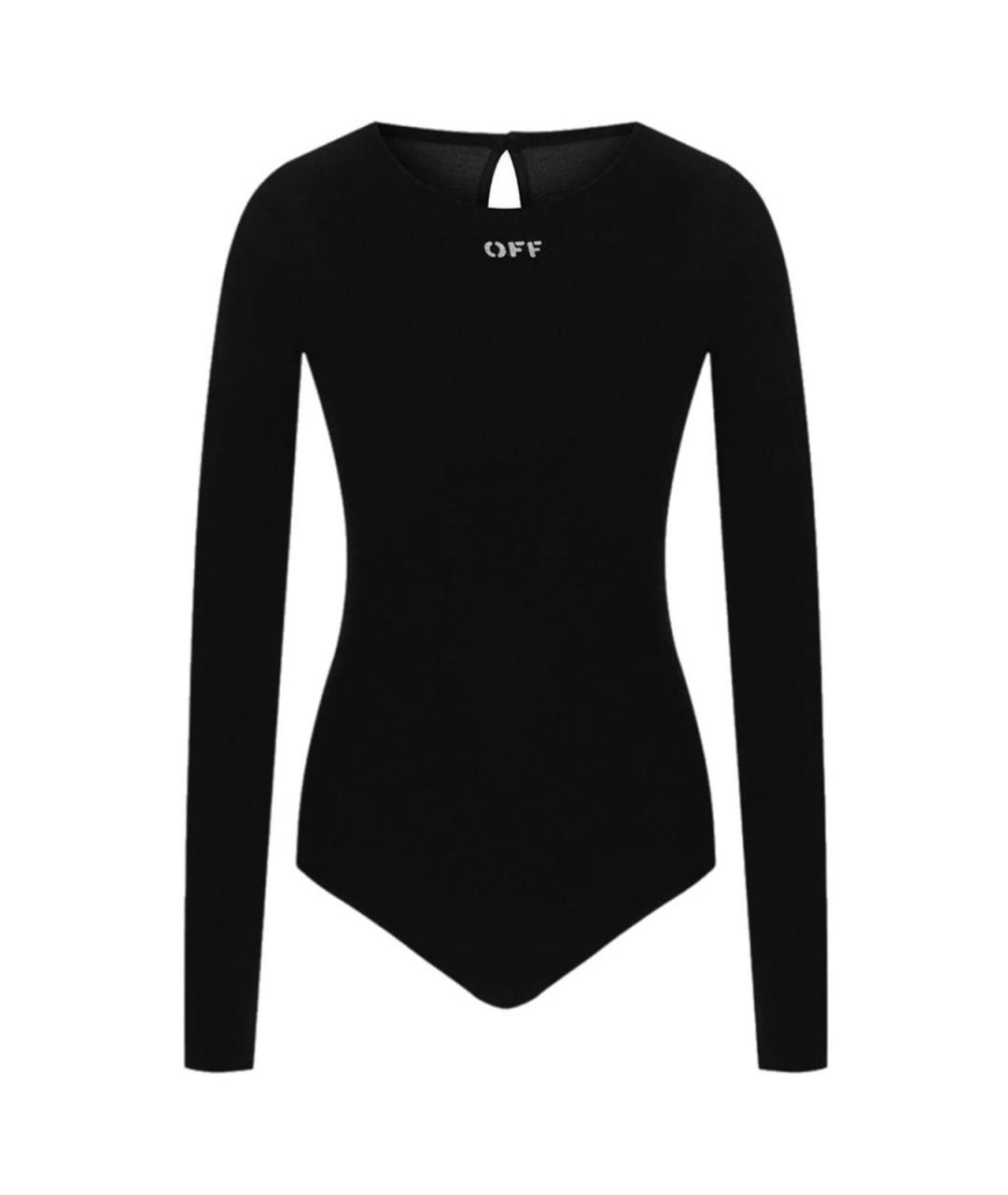 OFF-WHITE Черный полиэстеровый джемпер / свитер, фото 5