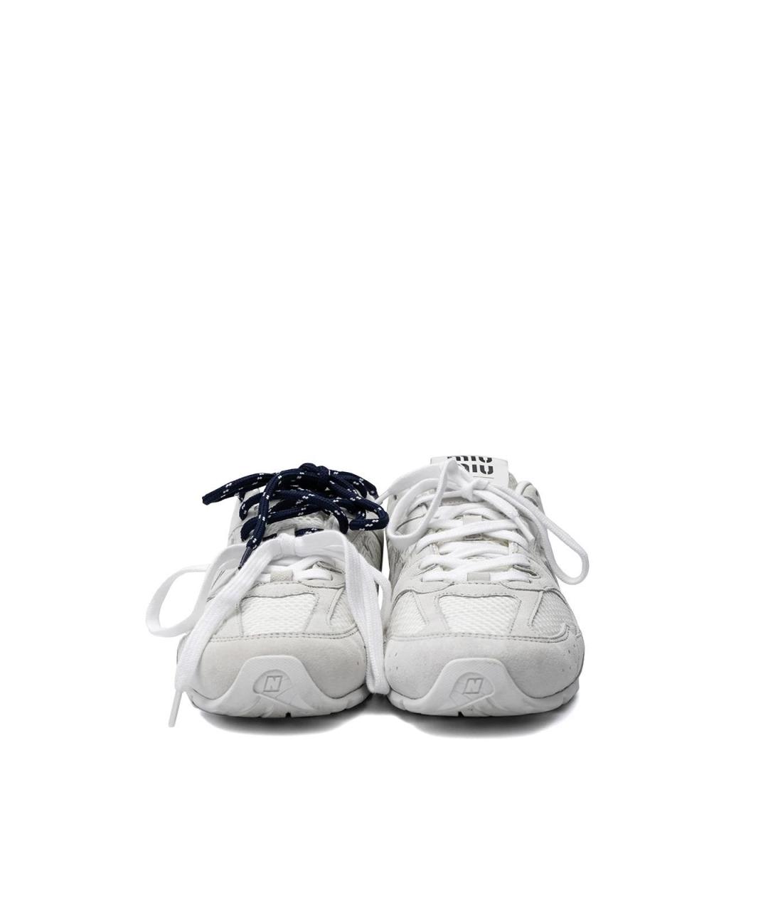 NEW BALANCE Белые замшевые кеды, фото 4