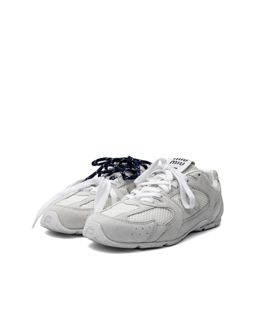 NEW BALANCE Белые замшевые кеды, фото 2