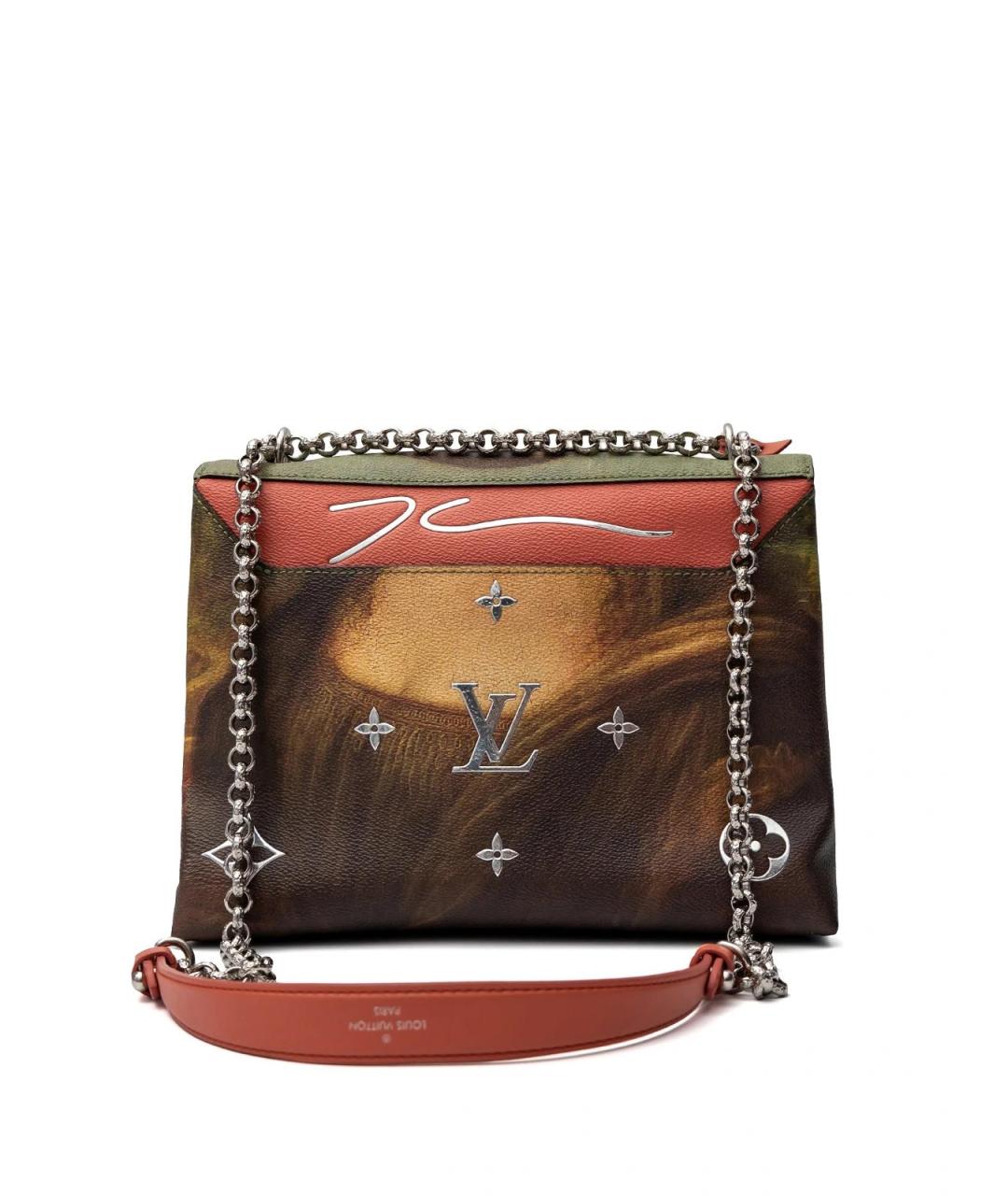 LOUIS VUITTON Зеленая кожаная сумка через плечо, фото 4