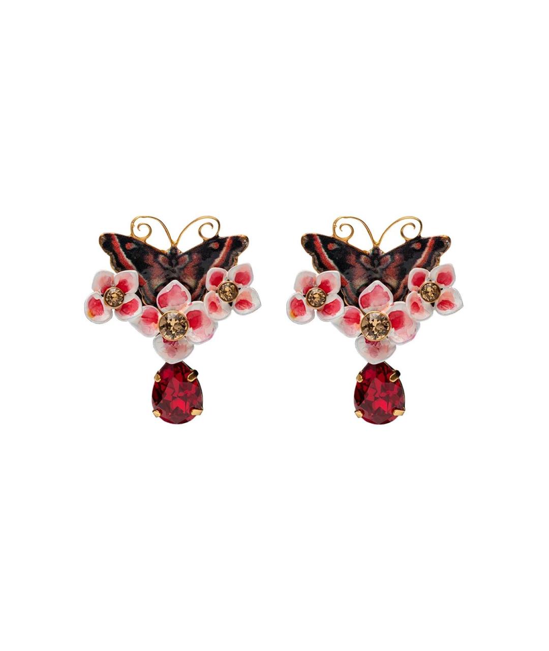 DOLCE&GABBANA Золотые металлические серьги, фото 1