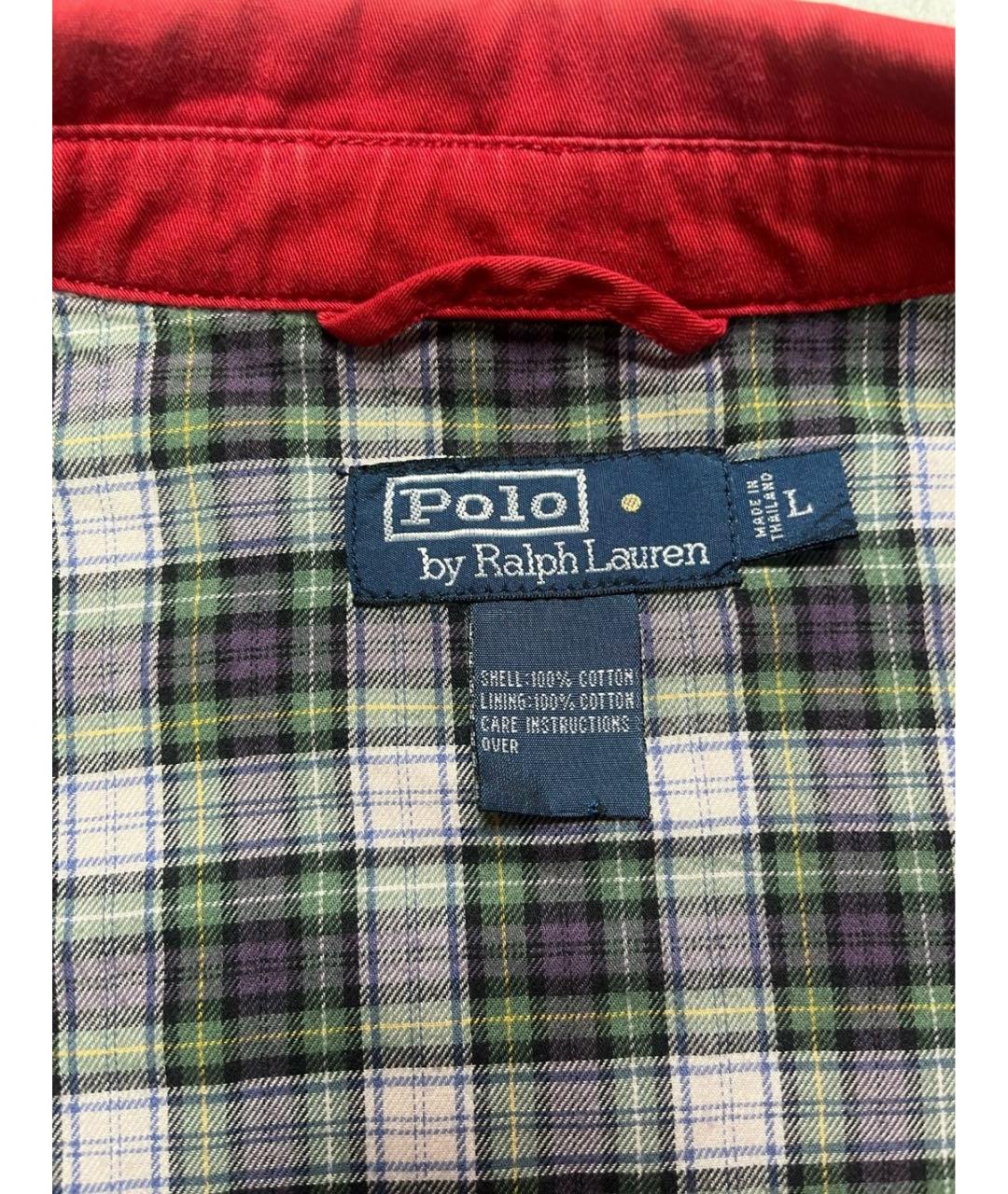 POLO RALPH LAUREN Красная хлопковая куртка, фото 4