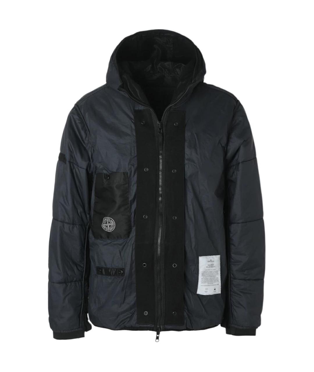 STONE ISLAND Черная куртка, фото 2
