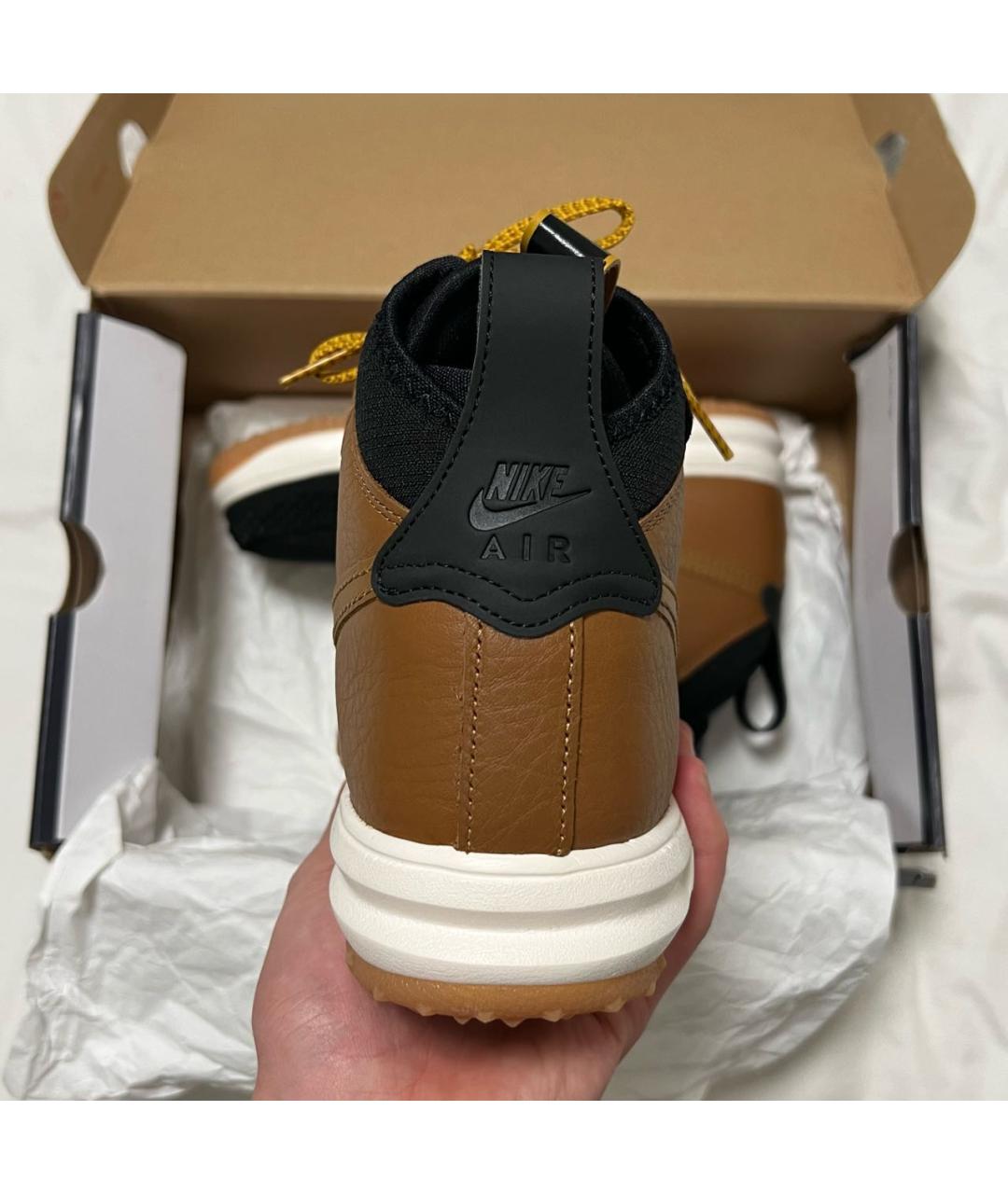 NIKE Горчичные высокие кроссовки / кеды, фото 6