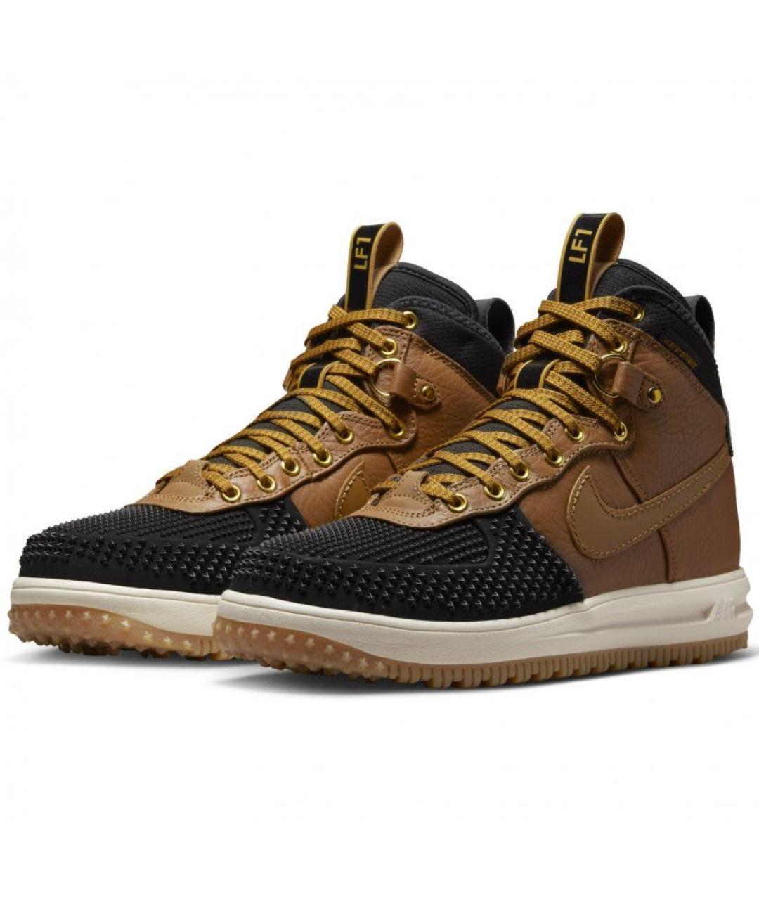 NIKE Горчичные высокие кроссовки / кеды, фото 2