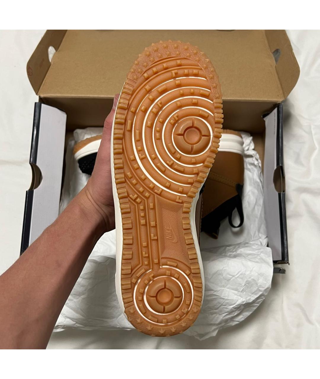 NIKE Горчичные высокие кроссовки / кеды, фото 7