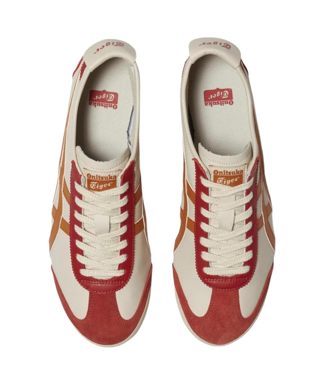 ONITSUKA TIGER Бежевые кожаные кроссовки, фото 3