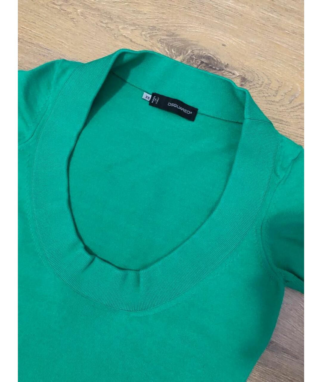 DSQUARED2 Зеленые повседневное платье, фото 4