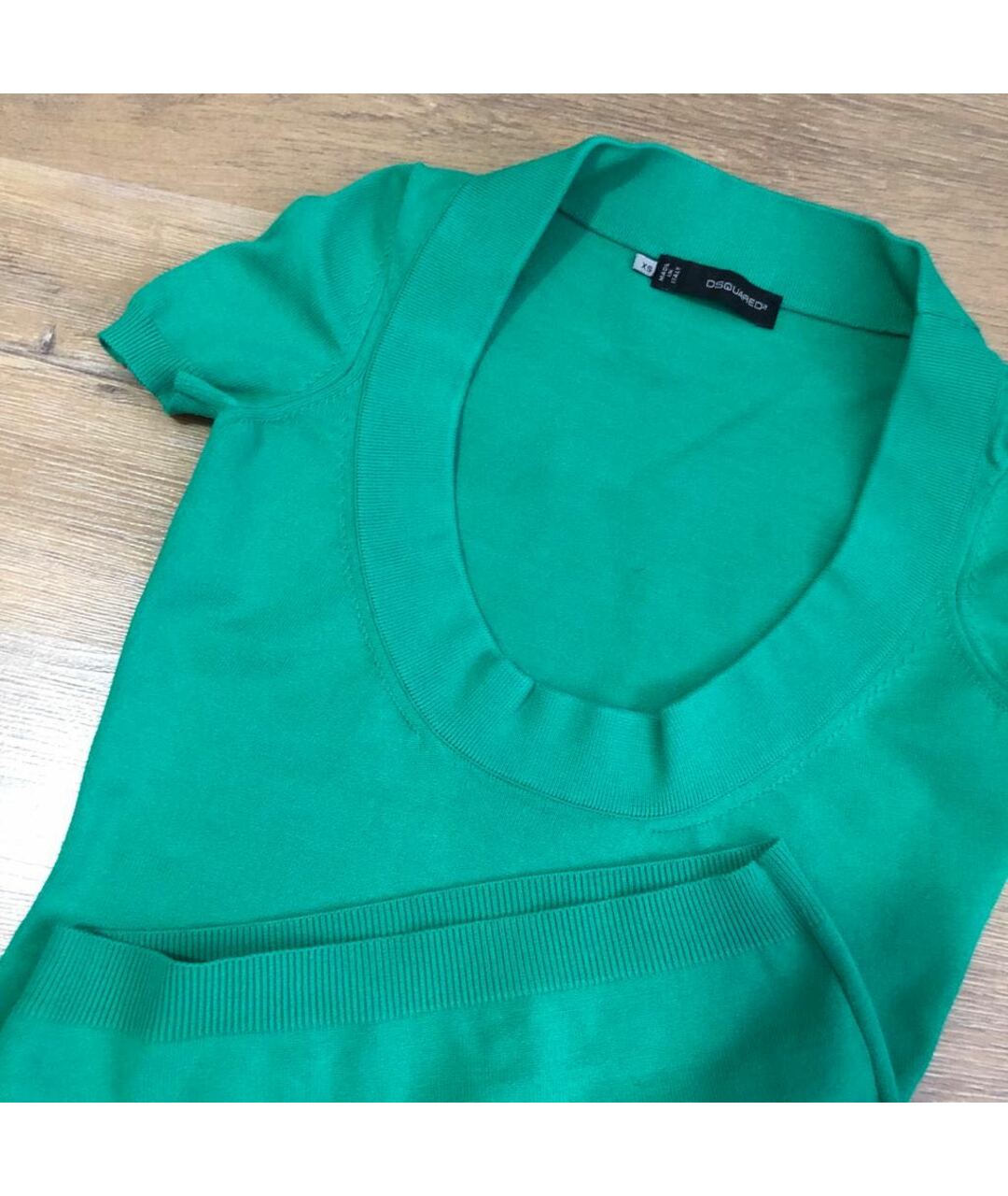 DSQUARED2 Зеленые повседневное платье, фото 3