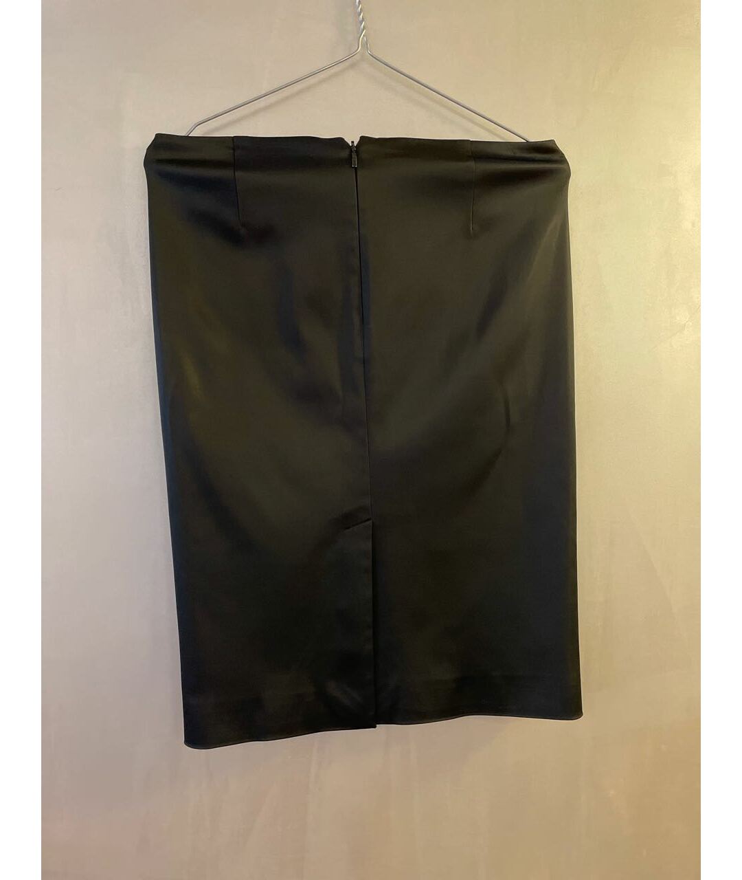 VERSACE Черная ацетатная юбка миди, фото 2