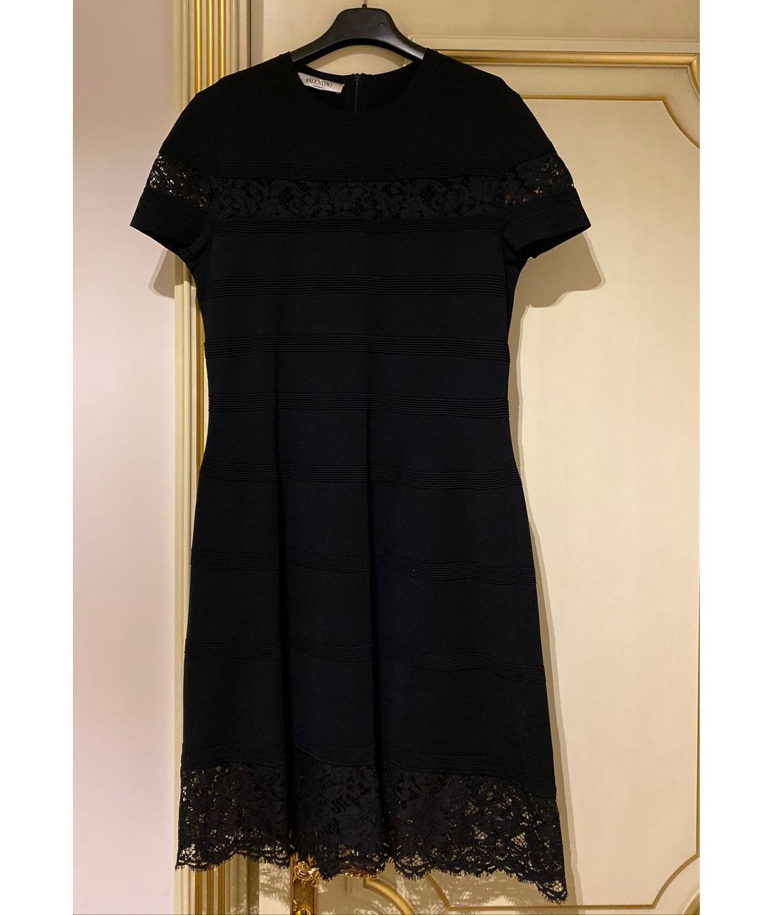 VALENTINO Черное коктейльное платье, фото 3