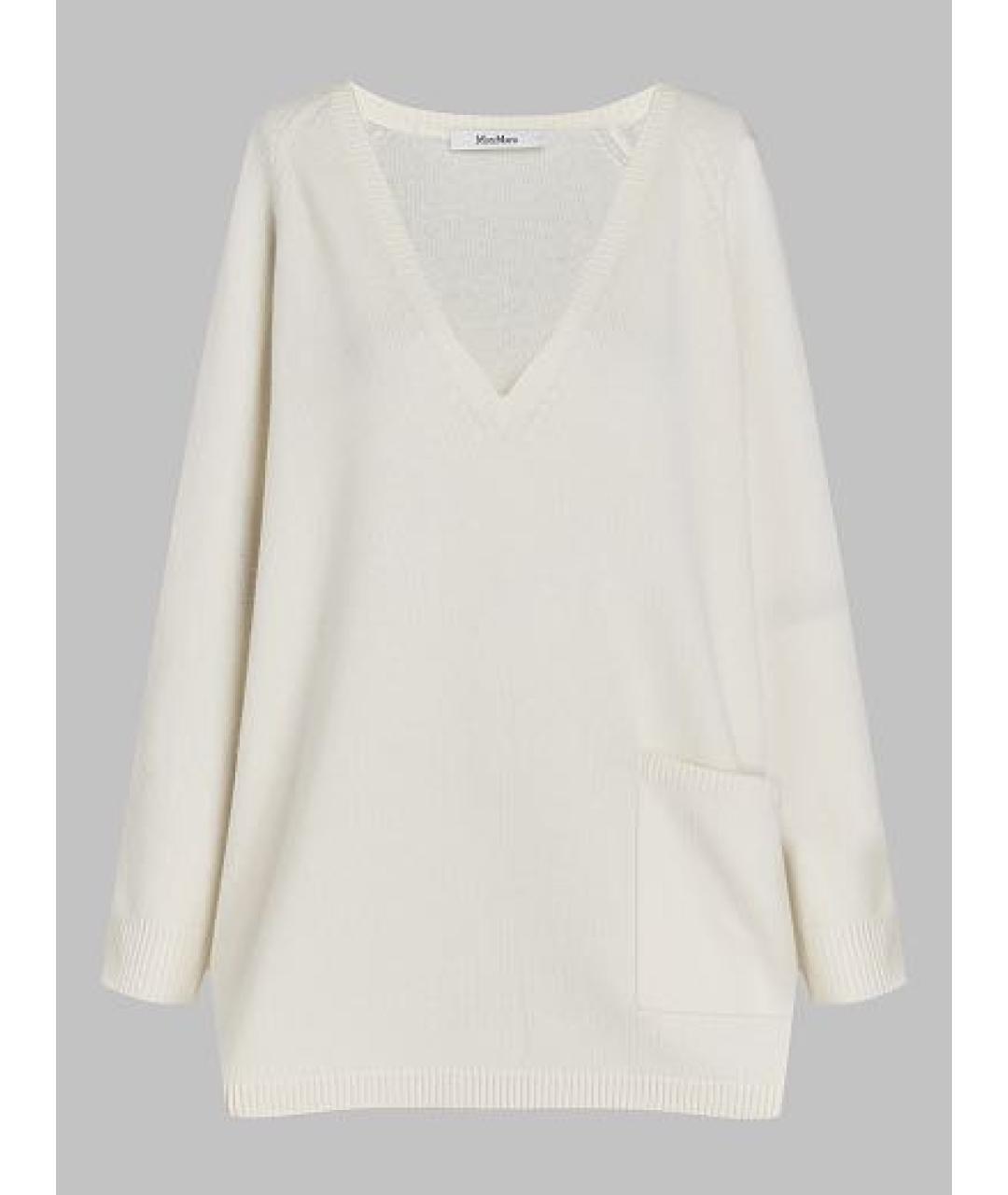 MAX MARA Белый джемпер / свитер, фото 4