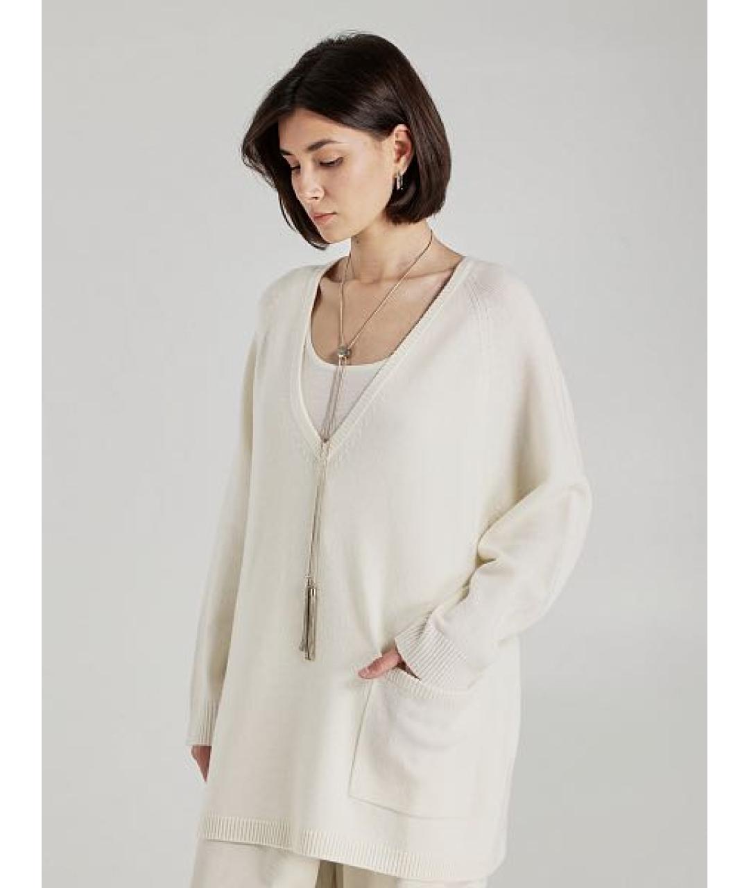 MAX MARA Белый джемпер / свитер, фото 3