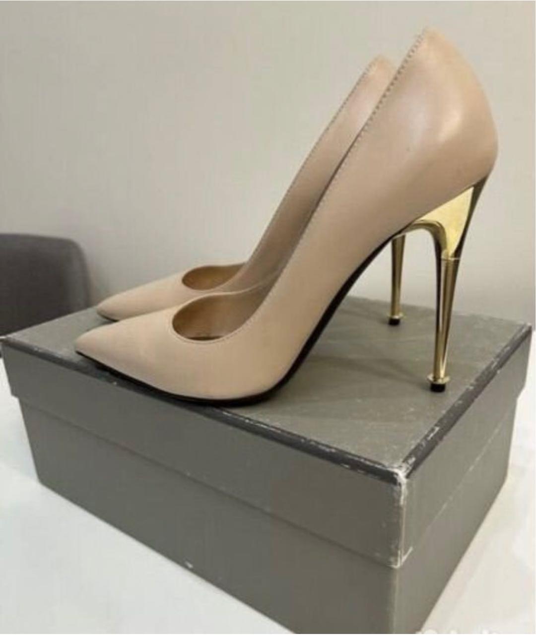 TOM FORD Розовые кожаные туфли, фото 4