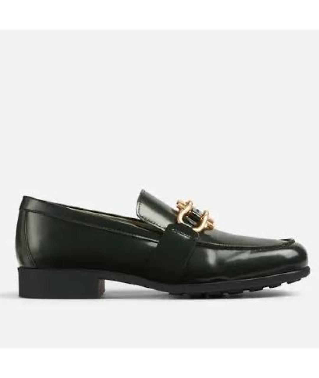 BOTTEGA VENETA Черные кожаные лоферы, фото 7