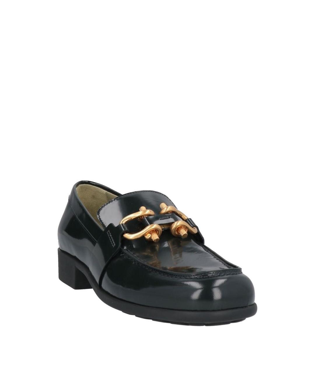 BOTTEGA VENETA Черные кожаные лоферы, фото 2