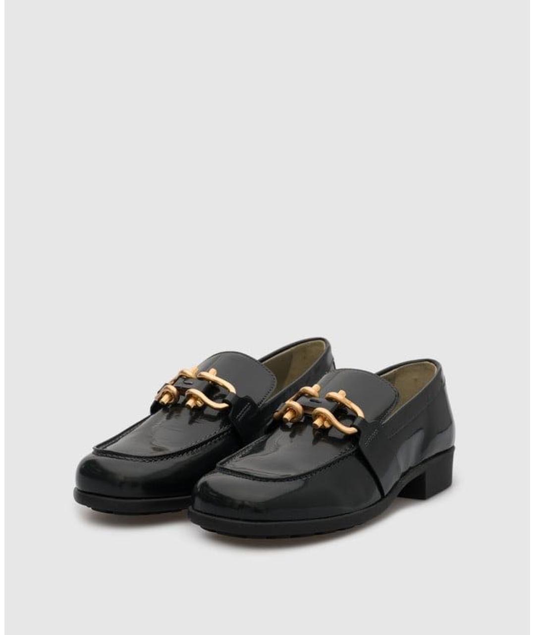 BOTTEGA VENETA Черные кожаные лоферы, фото 5