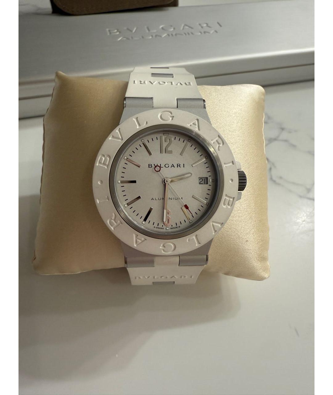 BVLGARI Белые часы, фото 6