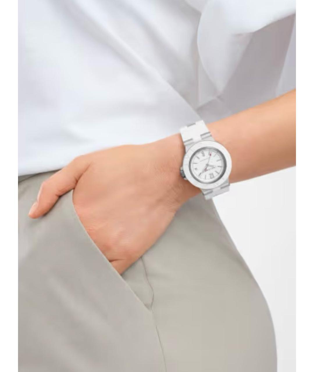 BVLGARI Белые часы, фото 5