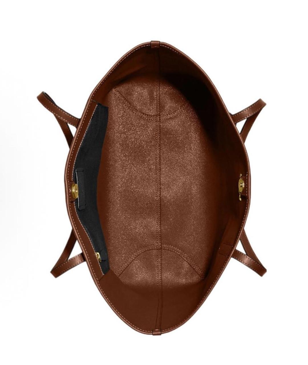 COACH Коричневая сумка тоут, фото 3