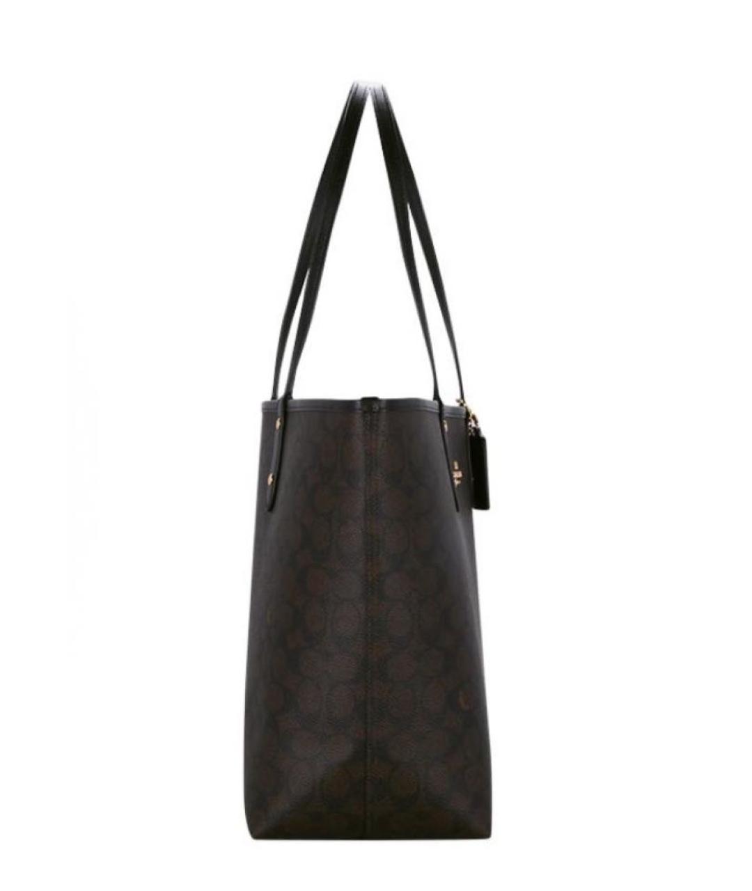 COACH Коричневая сумка тоут, фото 3