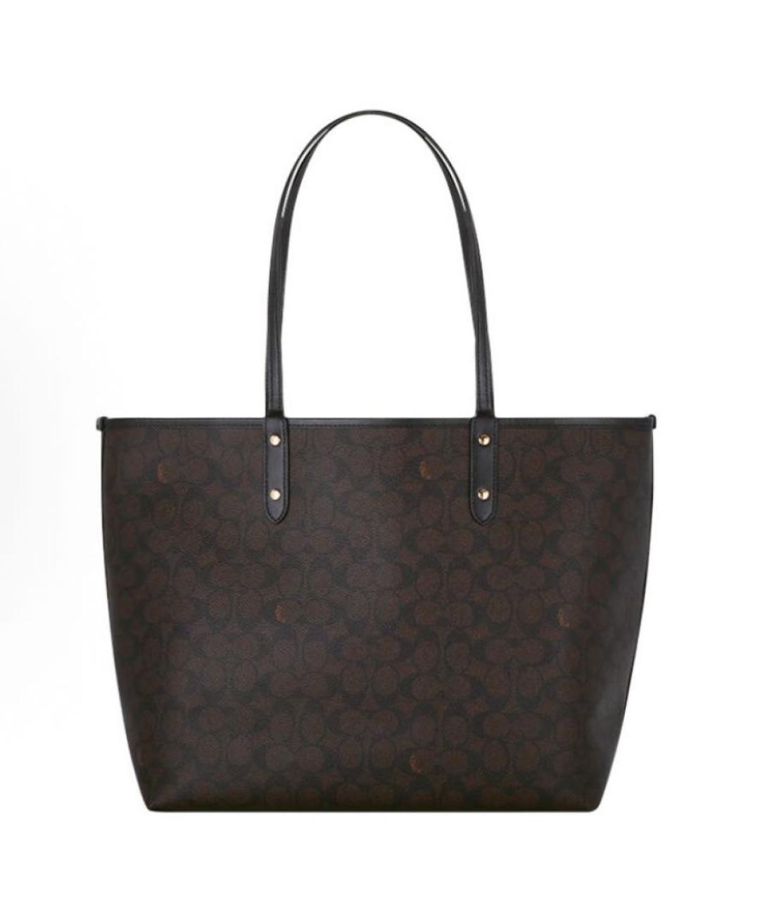 COACH Коричневая сумка тоут, фото 4