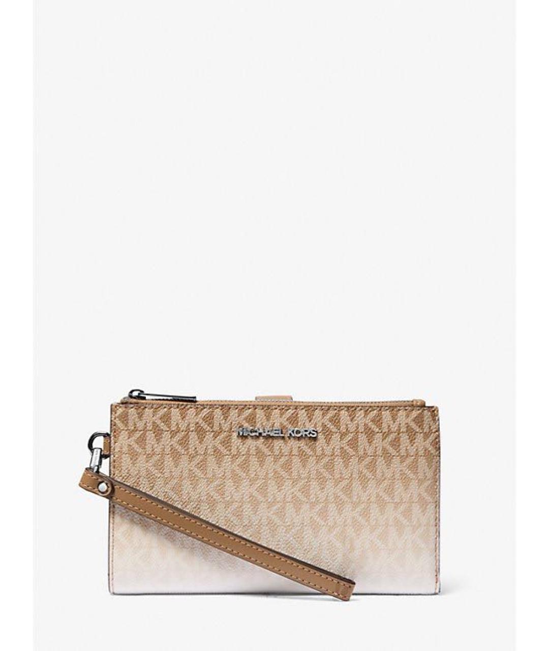 MICHAEL KORS Бежевый кошелек, фото 9