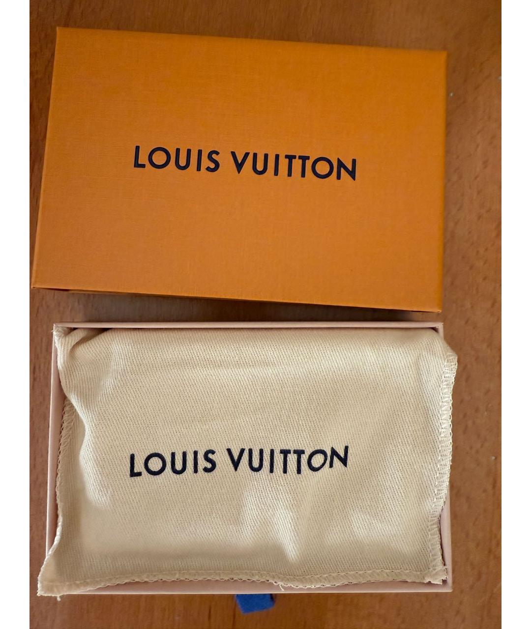 LOUIS VUITTON Коричневый кардхолдер, фото 4
