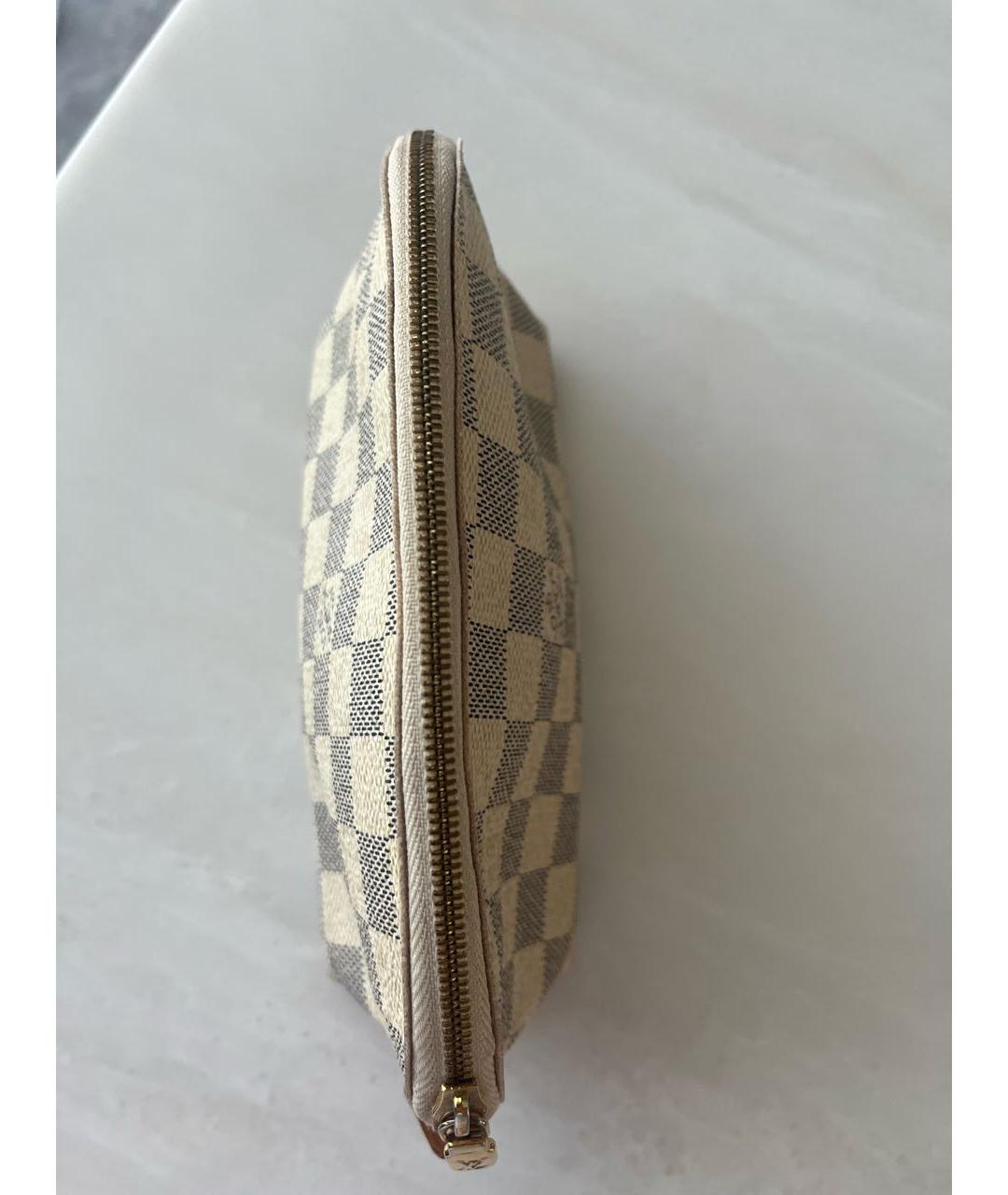 LOUIS VUITTON Бежевая косметичка, фото 7