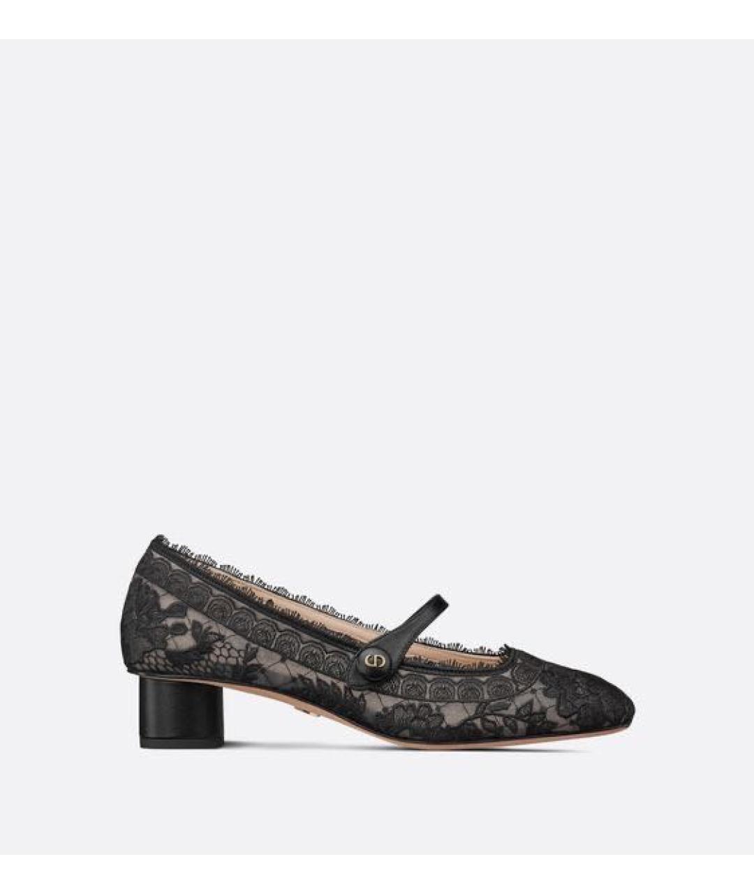 CHRISTIAN DIOR Черные кожаные туфли, фото 9