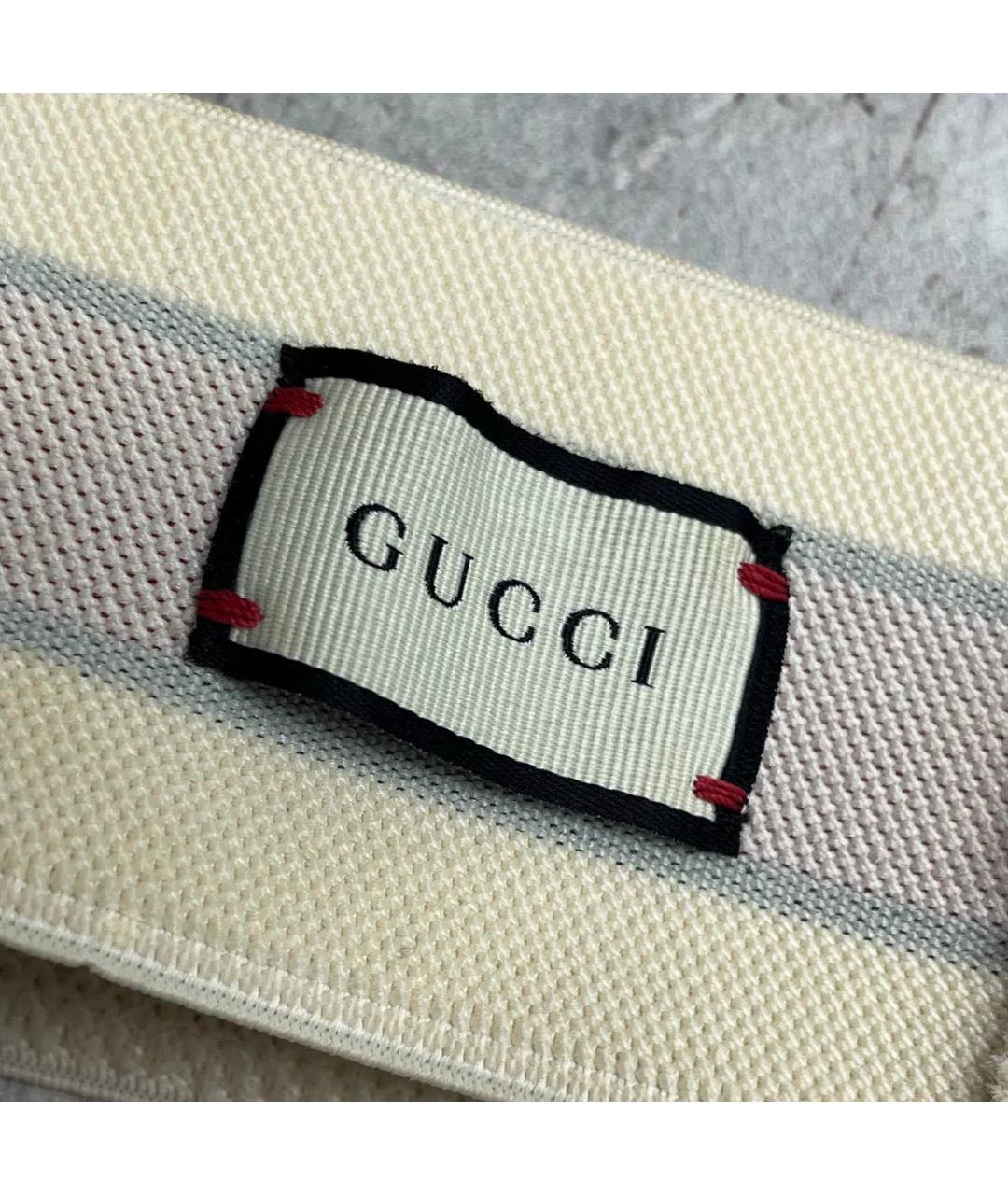 GUCCI Белая повязка на голову, фото 3