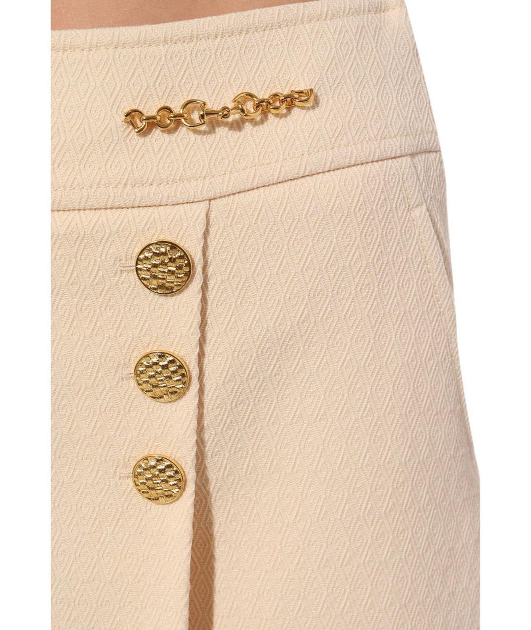 GUCCI Бежевая юбка мини, фото 6