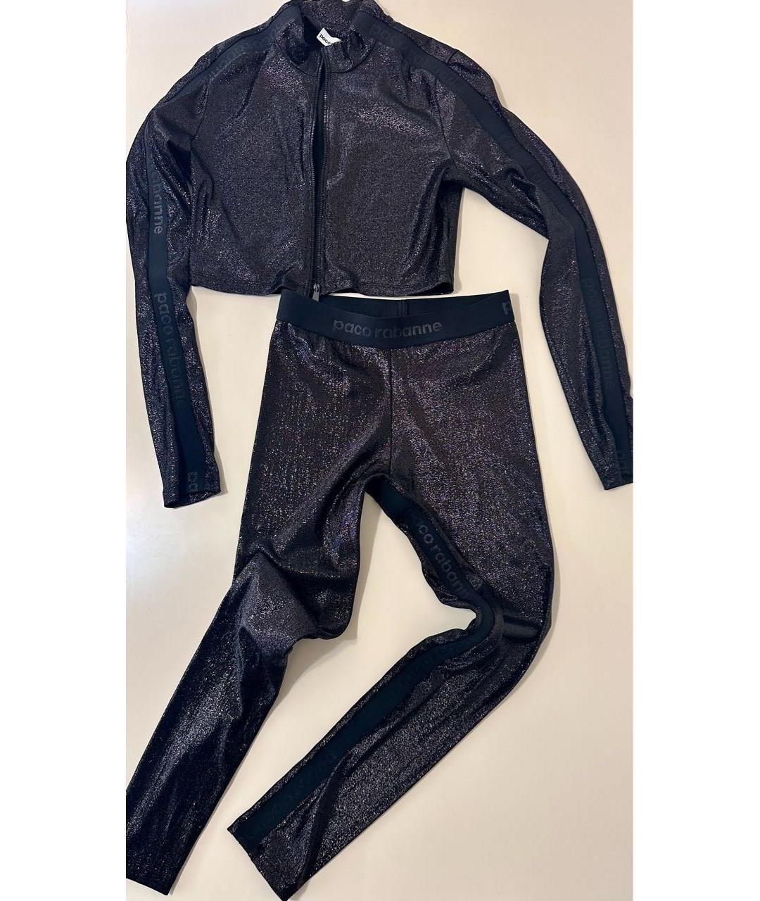 PACO RABANNE Черный вискозный спортивные костюмы, фото 2