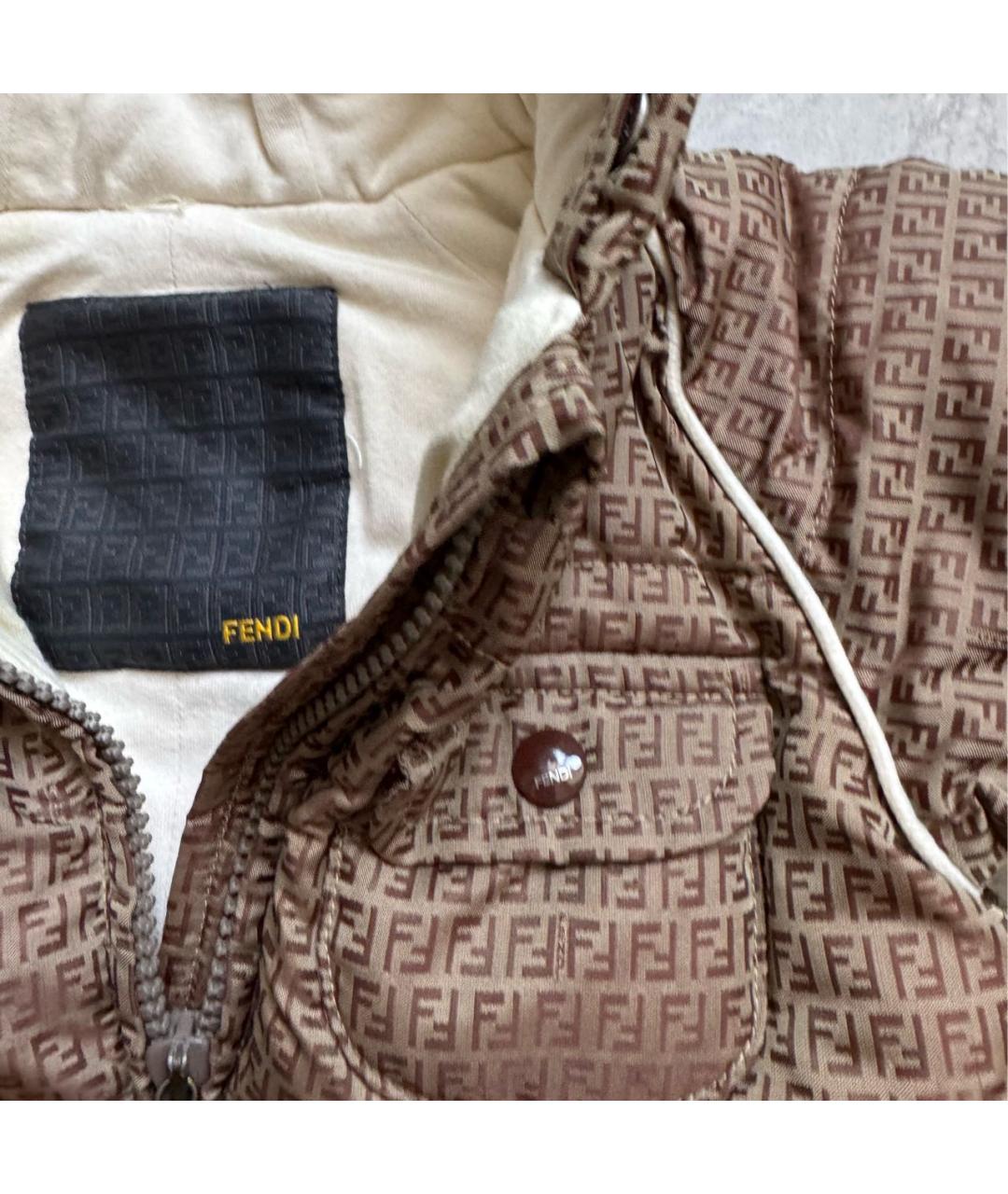 FENDI Коричневый комбинезон, фото 4