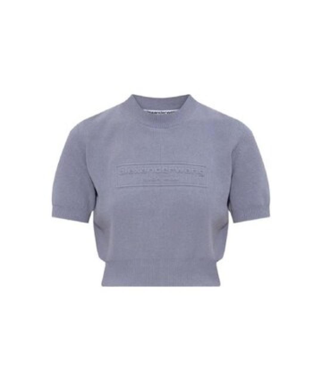 ALEXANDER WANG Серая футболка, фото 1