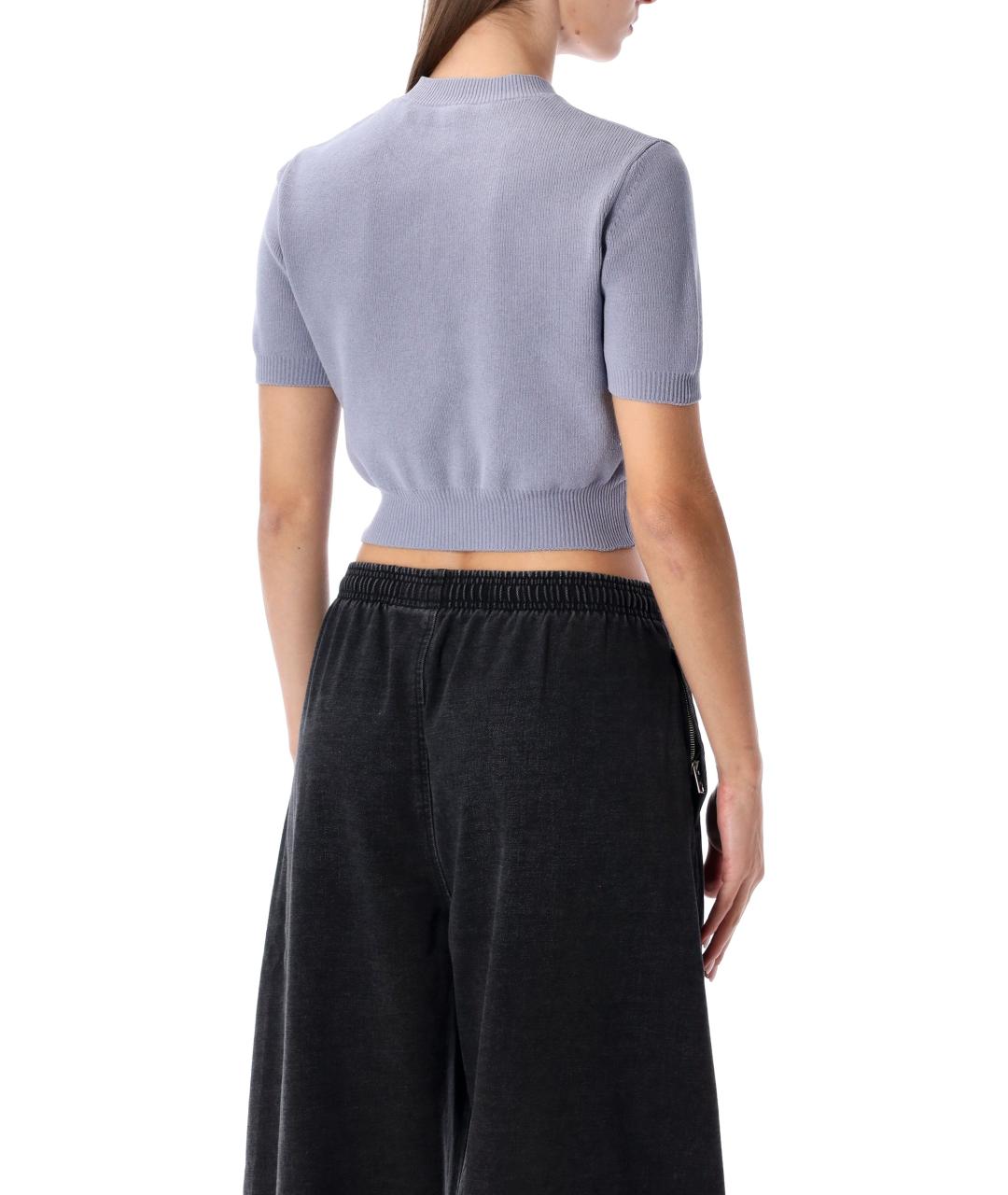 ALEXANDER WANG Серая футболка, фото 2