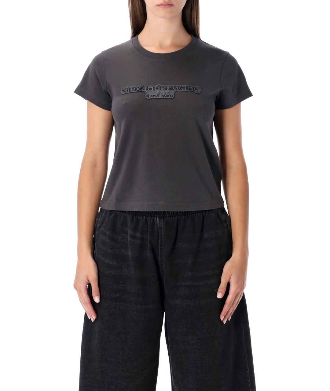 ALEXANDER WANG Хлопковая футболка, фото 2