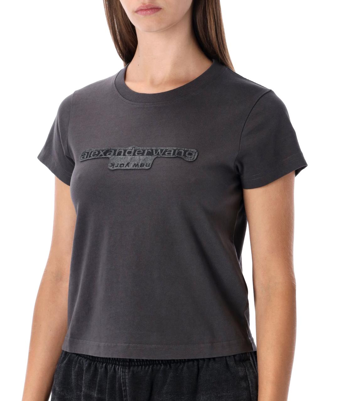 ALEXANDER WANG Хлопковая футболка, фото 4