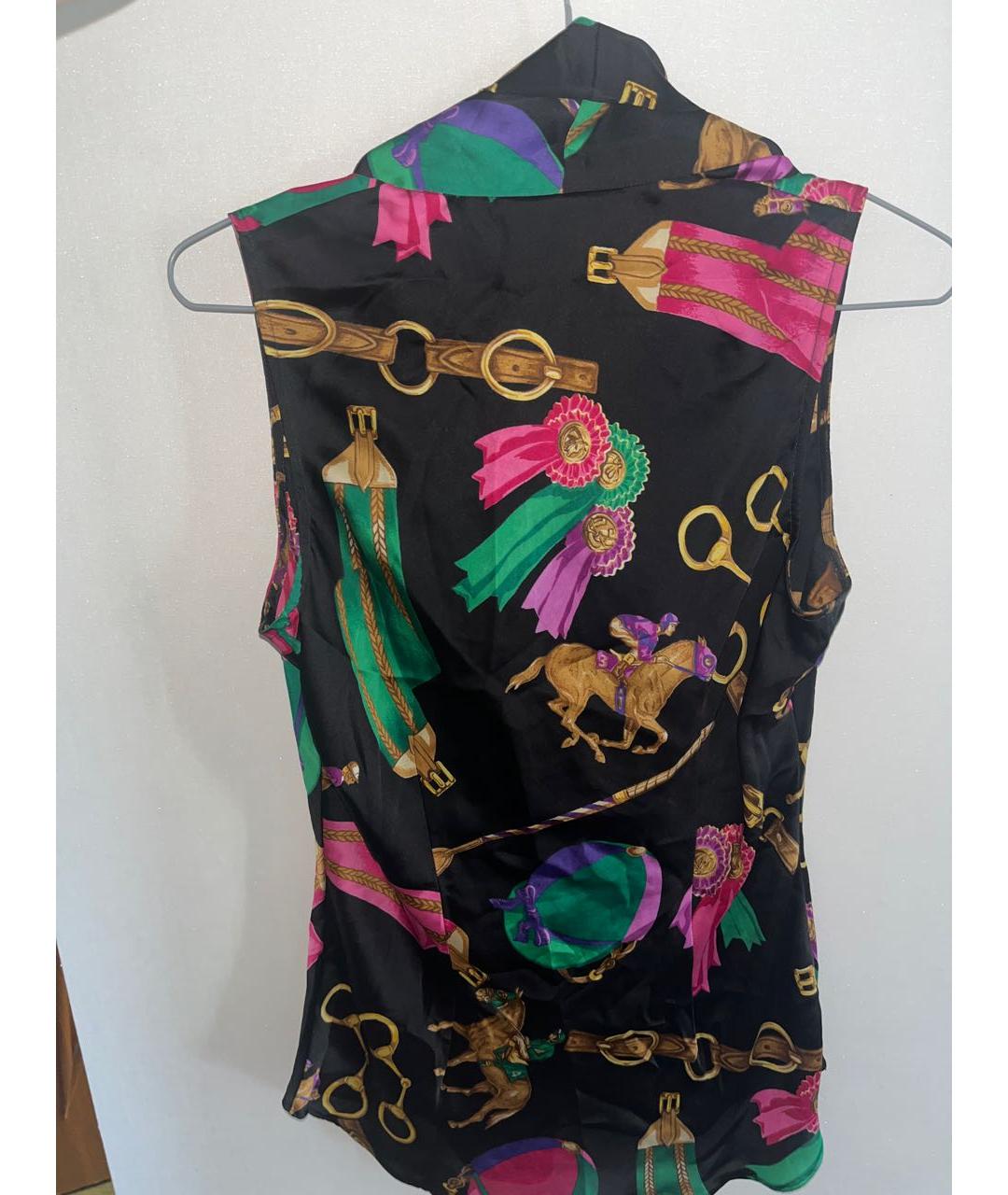 RALPH LAUREN Мульти полиэстеровая блузы, фото 2