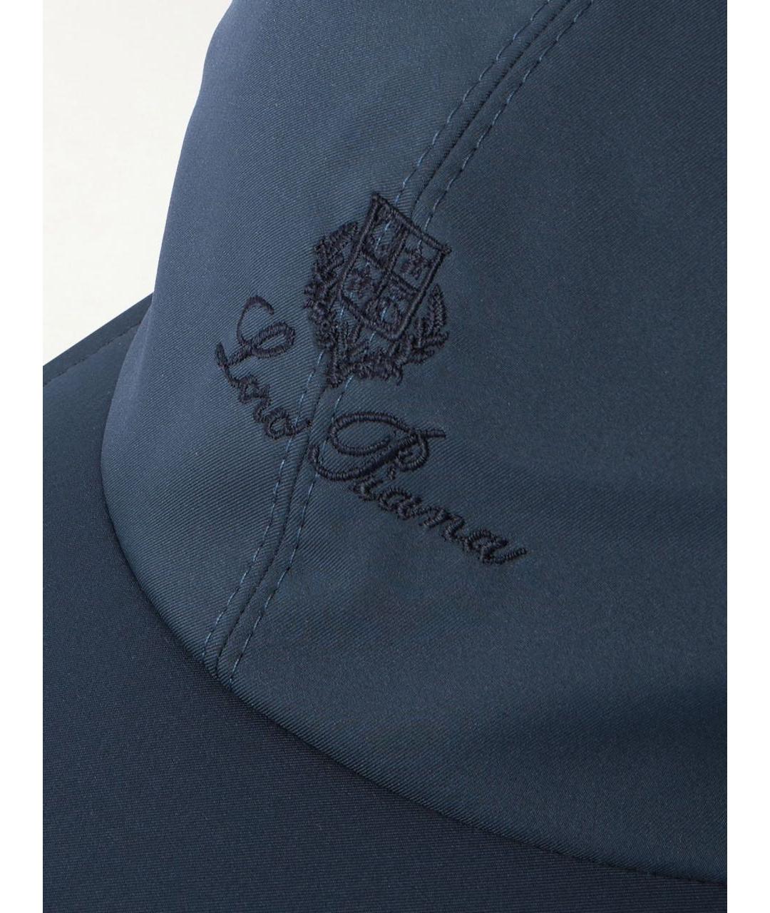 LORO PIANA Темно-синяя кепка/бейсболка, фото 4