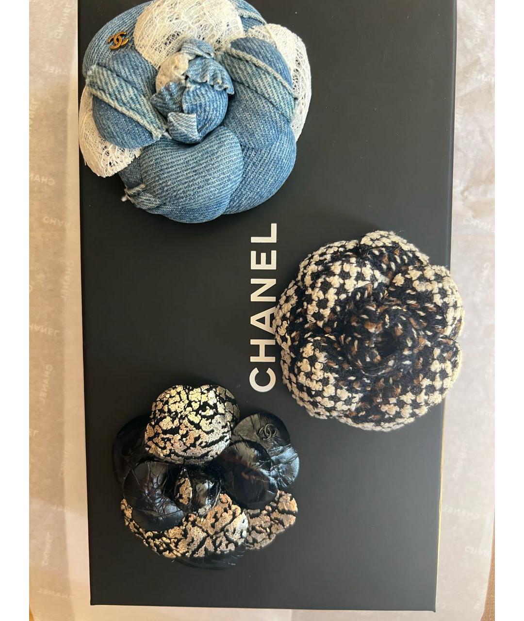 CHANEL Черная булавка / брошь, фото 3