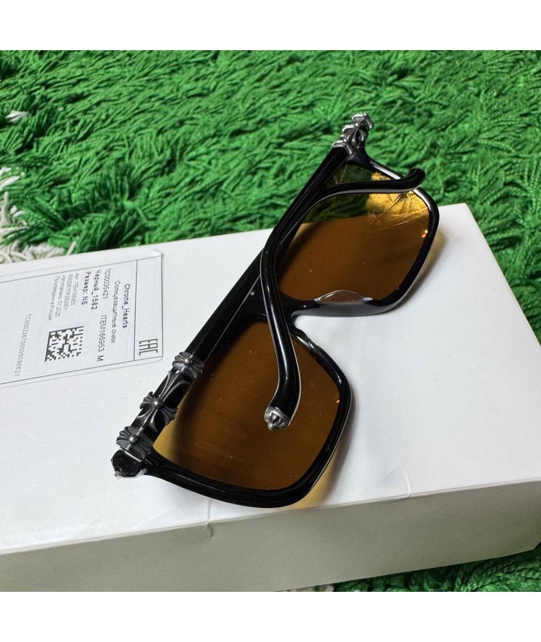 CHROME HEARTS Черные солнцезащитные очки, фото 5