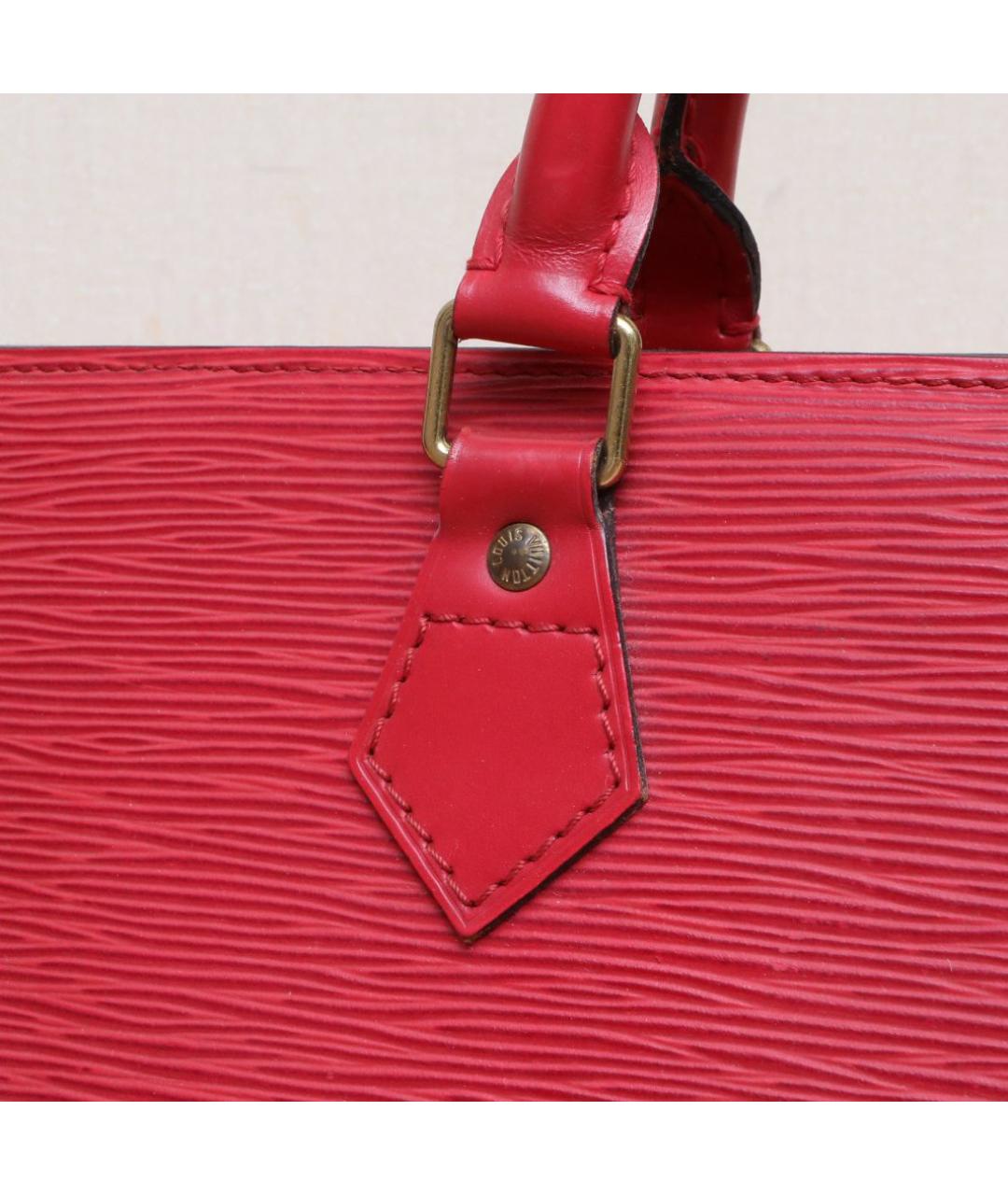 LOUIS VUITTON Красная сумка с короткими ручками, фото 8