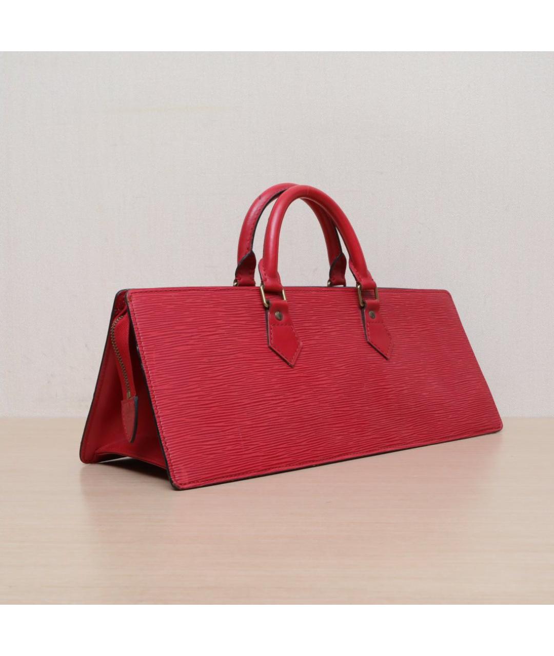 LOUIS VUITTON Красная сумка с короткими ручками, фото 6