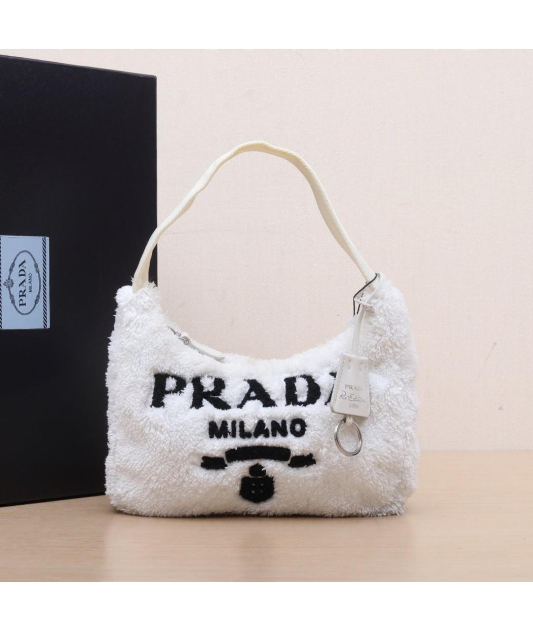 PRADA Белая сумка через плечо, фото 2