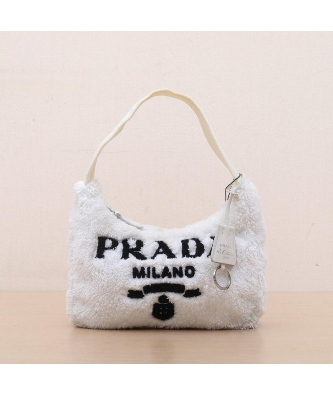 PRADA Белая сумка через плечо, фото 3