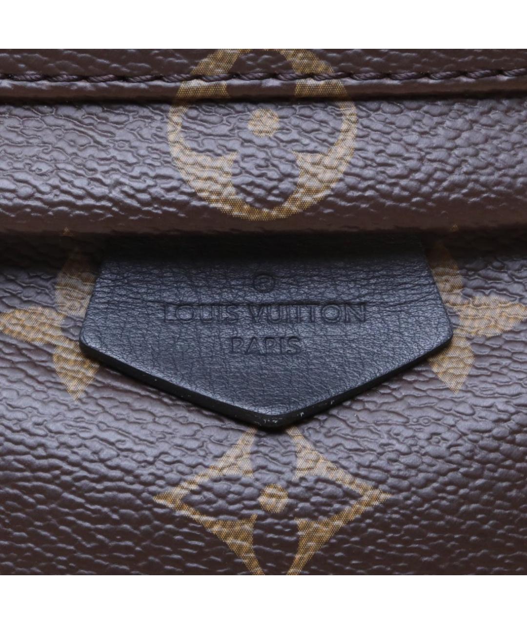 LOUIS VUITTON Коричневый кожаный рюкзак, фото 8