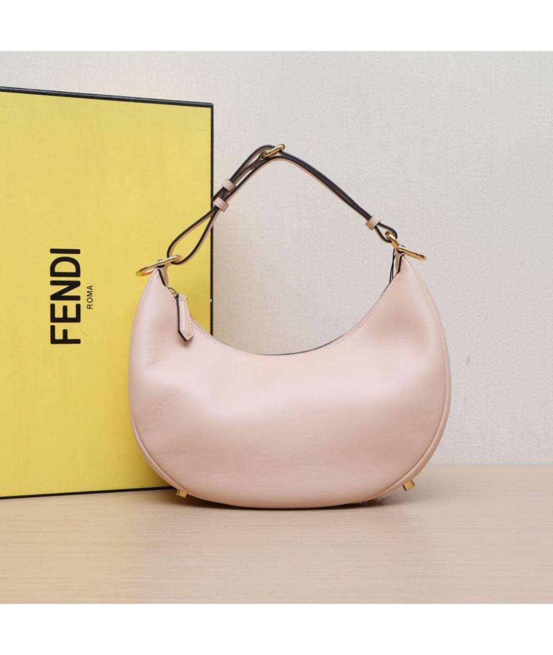 FENDI Розовая сумка через плечо, фото 2